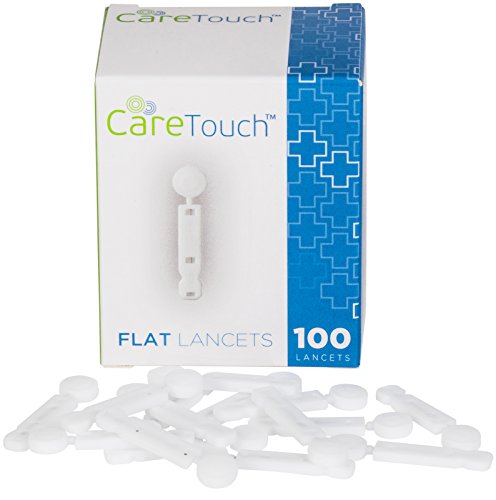 Care Touch Flat Twist Top Lancets, For use with Softclix Lancet Device, 100 Lancets