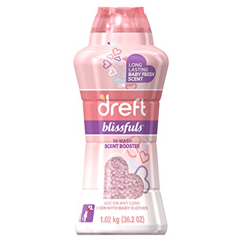 Dreft Blissfuls In-Wash Scent Booster Detergent, Original Baby Fresh, 36.2 Ounce