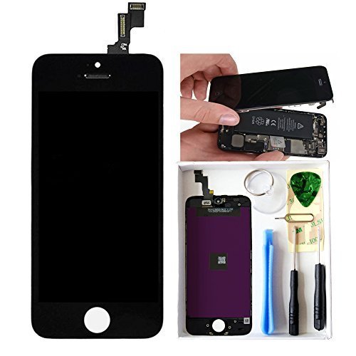 Select us OEM Black Retina LCD Touch Screen Digitizer Glass Replacement Full Assembly for iPhone 5C