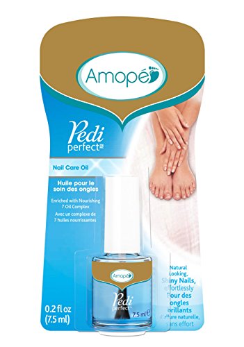 Amope Pedi Perfect Nail Care Oil, Moisturize and Condition Cuticles and Nails for Natural Shiny-Nail, 7.5-Milliliter