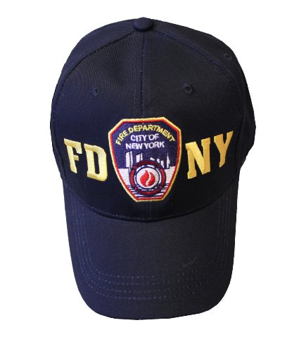 FDNY Junior Kids Baseball Hat Fire Department of New York Navy Blue One Size