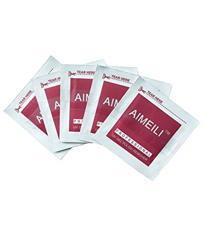 AIMEILI Pre Acetone Gel Polish Remover Pads Removal Wraps - Pack Of 200pcs