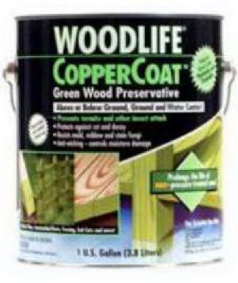 Zinsser & 01901 1-Gallon Coppercoat Green Wood Preservative