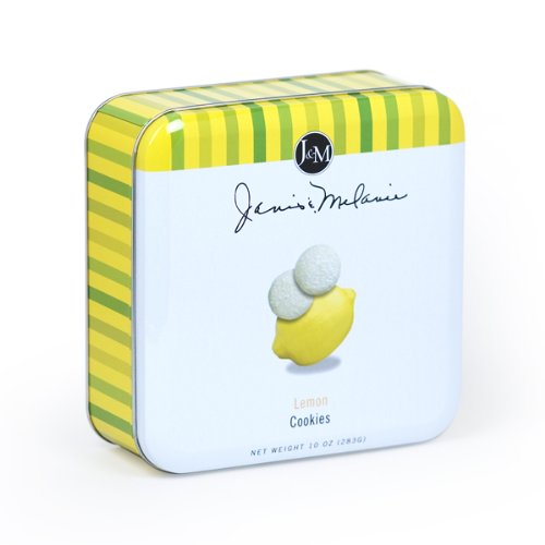 J and M Lemon Cookies in a Gift Tin