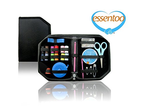 Best Professional Mini Sewing Kit for Home & Travel. Portable and Compact for Quick and Easy Emergency Repairs, Crafts or Projects. Perfect Gift. Purse, Suitcase, Glove Box, RV, Apartment, Dorm Room