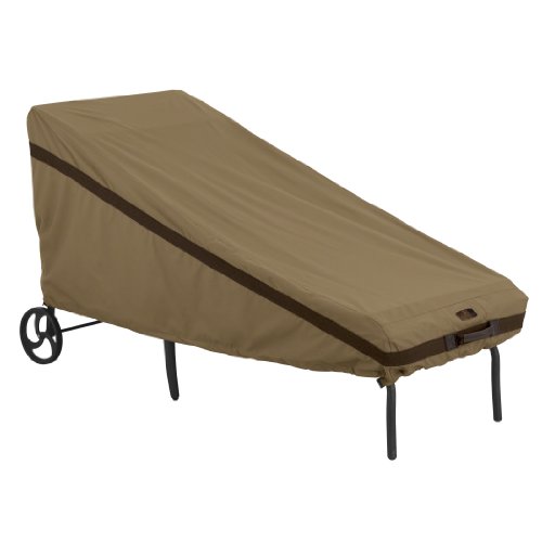 Classic Accessories 55-210-012401-EC Hickory Heavy Duty Patio Chaise Lounge Cover, Large