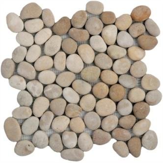 Natural Tan Pebble Tile 12x12