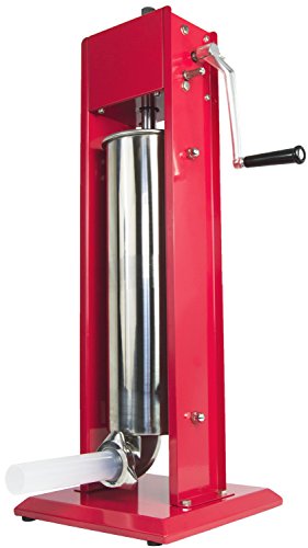 VIVO Sausage Stuffer Vertical Dual Gear Stainless Steel 7L/15LB 15 Pounds of Meat (STUFR-V207)