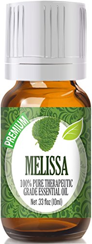 Melissa 100% Pure, Best Therapeutic Grade Essential Oil - 10ml