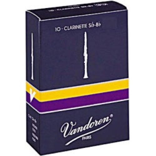 Vandoren Traditional Bb Clarinet Reeds - Box of 10 - Strength 3