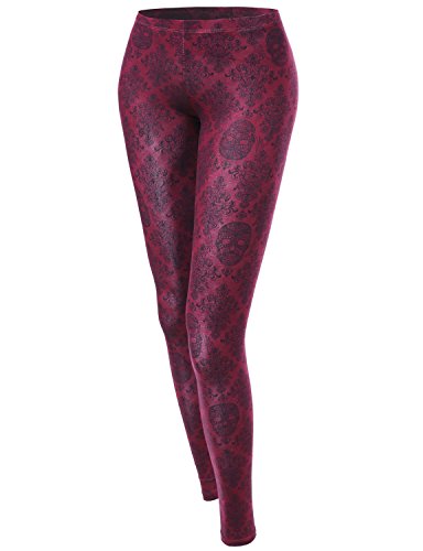 Awesome21 Women's Leopard Color Printed Leggings