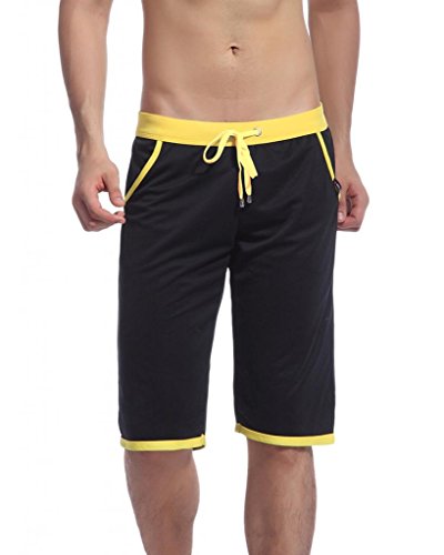 Showtime Men's Casual Pocketed Sports Knee High Shorts