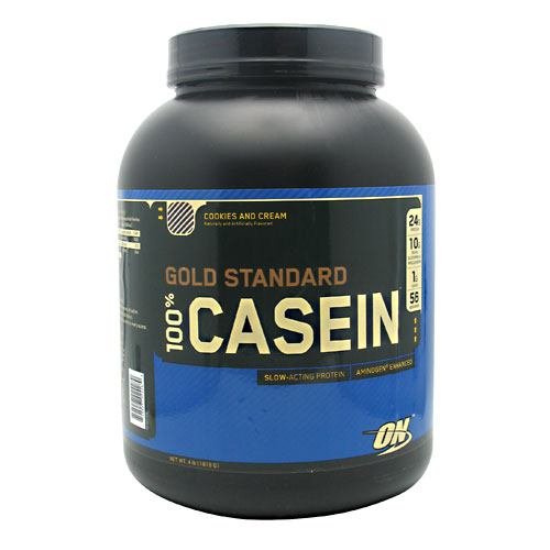 Optimum Nutrition Gold Standard 100% Casein Cookies and Cream - 4 lb (12 Pack)