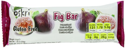 Oskri Fig Bar, 1.9-Ounce (Pack of 20)