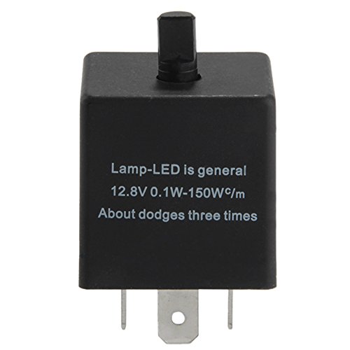KDL 3 Pin Adjustable Electronic LED Flasher Relay for Car Turn Signal Blinker Light-For Black Friday!