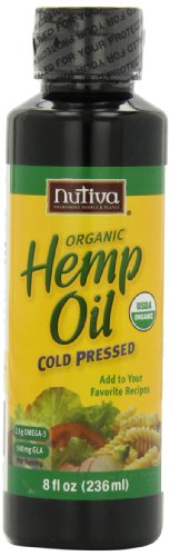 Nutiva Organic Hempseed Oil, 8-Ounce Unit (Pack of 3)