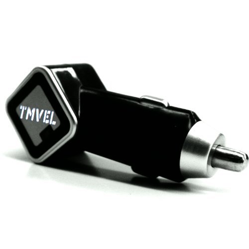 Tmvel Gadi 10W 5V/2A Dual Port High Speed USB Car Charger - Heavy Duty - charges your new iPad, iPhone 5 4S 4 3GS 3G, iPad 2, iPad 3, iPhone, iPad, & iPod, Samsung Galaxy S3 I9300 I9100, HTC, Blackberry, MP3 Players, Digital Cameras, PDAs, Mobile Phones, Tablet, Nexus 7, Galaxy Tablet, NOOK Tablet, Kindle Fire and more