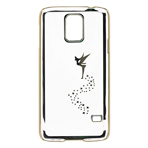 2xiProtect Case Samsung Galaxy S5 Case Fairy Style Transparent gold