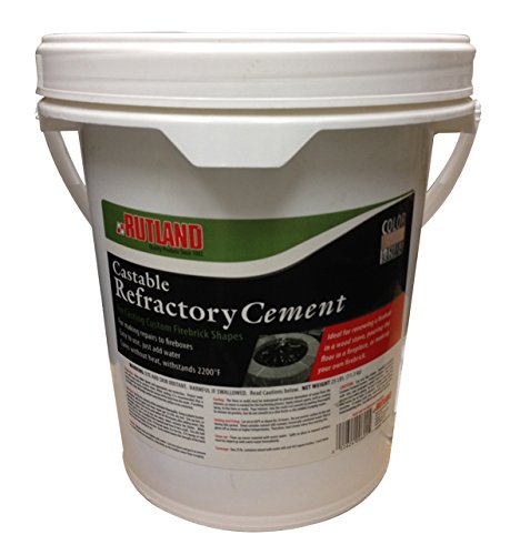 Rutland Castable Refractory Cement, 25-Pound