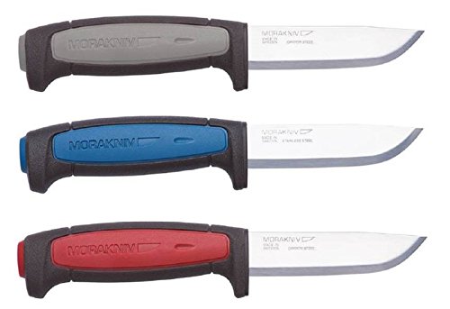 Bundle - 3 Items: Morakniv Craft Robust Carbon Steel Knife, Morakniv Craft Pro S Stainless Steel Knife, and Morakniv Craft Pro C Carbon Steel Knife