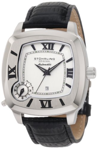 Stuhrling Original Men's 177.33152 Octane Milano Piattino Di Volo Automatic Dual-Time Zone Date Watch