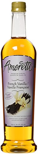 Amoretti Premium Sugar Free French Vanilla Flavoring, 25.4-Fluid-Ounce Bottle