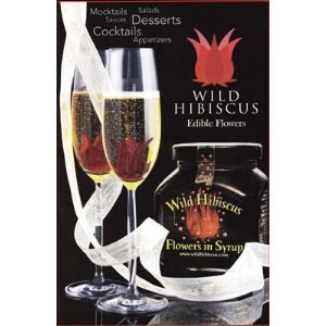 Wild Hibiscus Flowers in Syrup - pack of 2