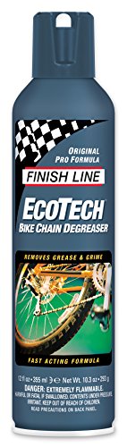 Finish Line EcoTech Bike Chain Degreaser Aerosol Spray, 12-Ounce