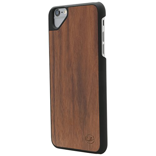Ultratec Protective Phone Case for iPhone 6 Plus and 6s Plus, with wooden application, Walnut
