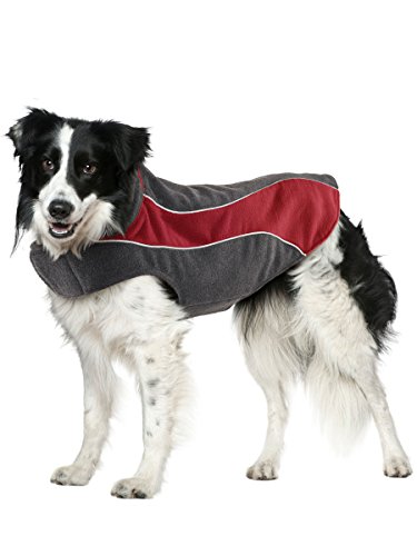 Explorer Double Fleece Reflective Dog Coat by Kakadu Pet