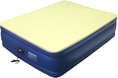 Airtek Premium velvety Flocked top Air Mattress Airbed with Patented high-end Giga valve for ultra fast deflation