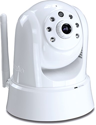 TRENDnet TV-IP862IC 720p HD Wireless Cloud Pan/Tilt/Zoom Surveillance Camera, 2-Way Audio, 25 Feet Night Vision, Free Mobile app for Android/Iphone support, microSD Card slot for convenient storage management, Easy setup, WPS one-touch setup