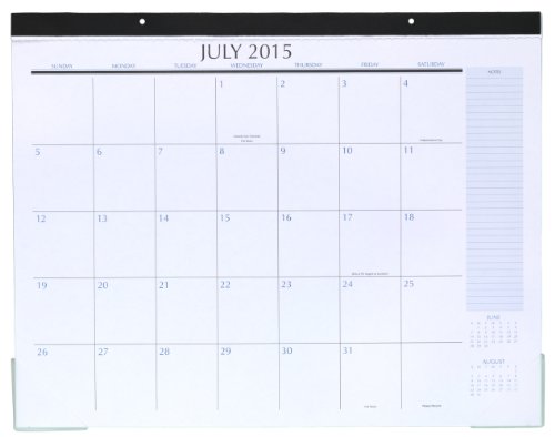 MEAD Upper Class 2014-2015 Academic Year Desk Pad Calendar, 21.75 x 17 Inch Page Size (TL24-17)