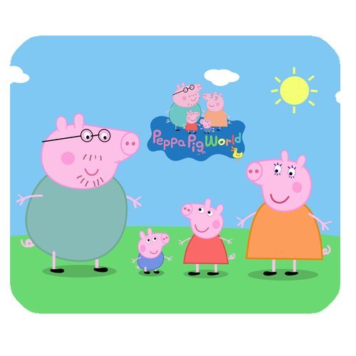 HuangHou's Mouse pad,New Hot Special Customized Peppa Pig Mouse pads Comfortable Gaming Mousepad