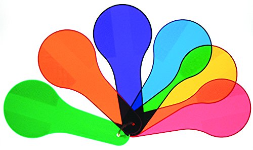Learning Advantage 8833 Color Paddles (Pack of 6)