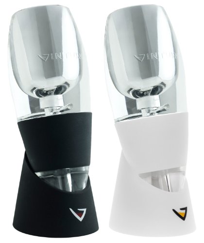 Vinturi Essential Wine Aerator Party Set 2 Pack with Liquid Planet Tea Sample and Drip Stopper
