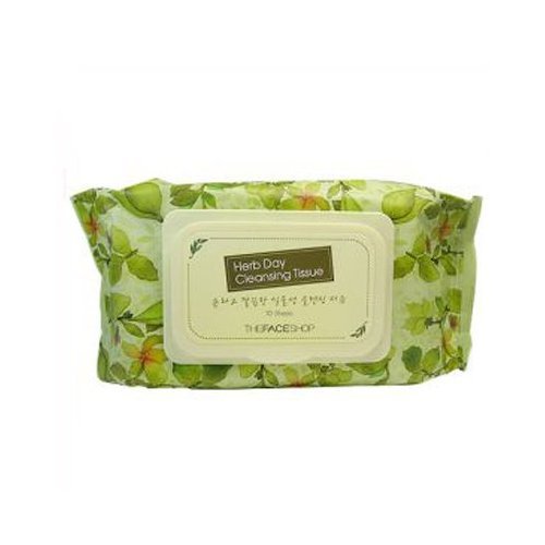 The Face Shop Herb Day Cleansing Tissue 70 Sheets