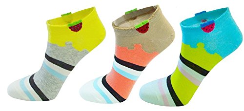 Chic 3 Pack Womens Socks One Size Fits Most