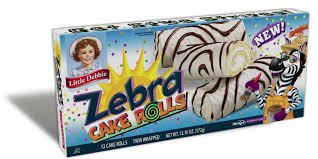 Little Debbie Zebra Cake Rolls - 4 Pack