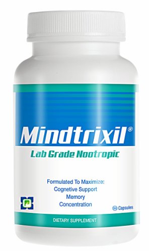 Nootropic - Mindtrixil Lab Grade - 90 Capsules, Brain Supplement, Supports and Maintains Memory, Concentration and Focus.