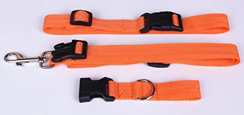 Franks Deals® 55\ Adjustable Nylon Dog Walk Harness leash Dog Training Walking Easy to Use orange