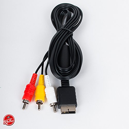 Mario Retro AV Video Playstation Cable Cord for PS1 2 3 TV Game