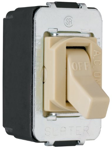 Pass & Seymour ACD1ICC8 Despard Toggle Switch Single Pole 15-Amp 120/277-Volt , Ivory