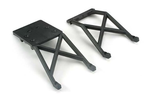 Traxxas 3623 Front and Rear Stampede Skid Plates, Black