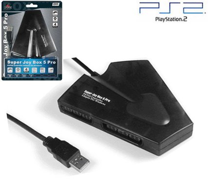Playstation 2 PSX TO PC USB Converter 4 Ports (Super Joy Box 5 Pro) SKU: 01056-4