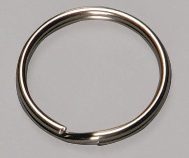 Hy-Ko Key Ring Split 1 Dia. Stainless Steel