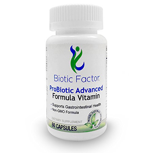 Probiotic Advanced Formula Vitamin - #1 Recommended Supplement to Improve Immune and Digestive System Functions - 60 Capsules - 5.75 Billion Micro-organisms - Made with Non-GMO Ingredients - 100% Satisfaction or Your Money Back