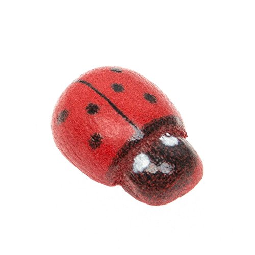 VASL Ladybug*100Pcs Cute Miniature Garden Ornament Pot & Home & Garden Decor