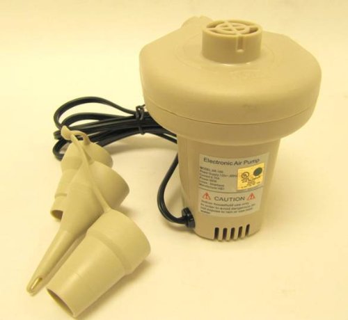 120v Ac Quickfill Pump for Air Mattress Bed, Pools, Inflatable Toys - In Bulk Box