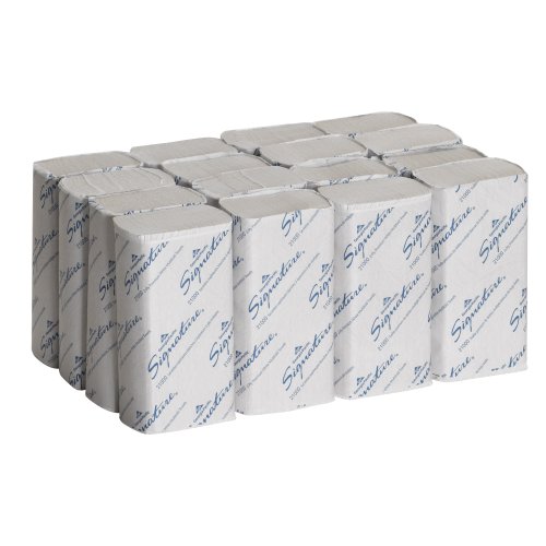 Georgia-Pacific Signature 21000 White 2-Ply Premium Multifold Paper Towel, 9.4 Length x 9.2 Width